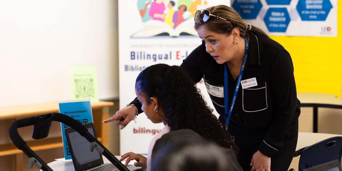 Caraway Elementary Joins UHD’s Bilingual E-Library Project to Inspire a Love of Reading